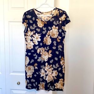 Flower print breezy dress